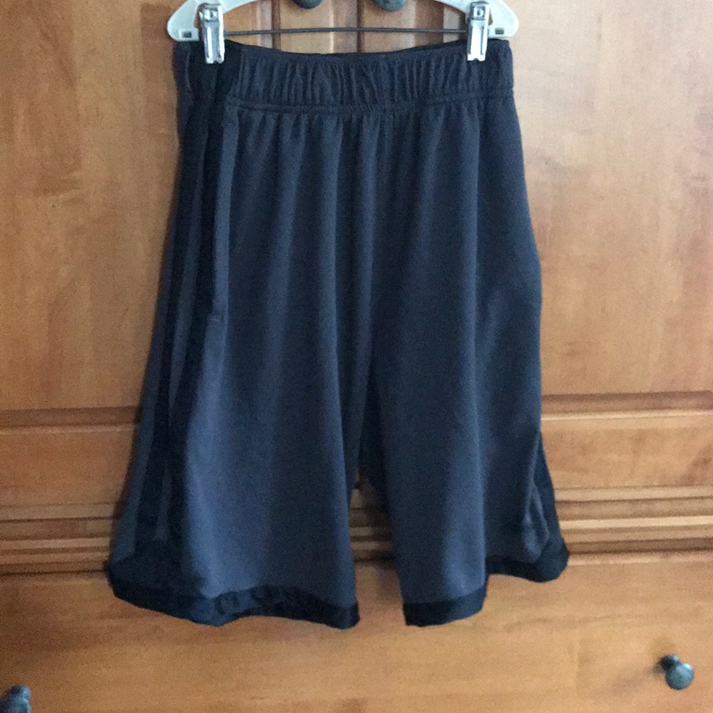 Black basketball shorts